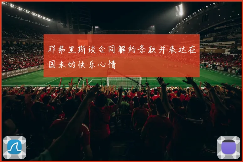 邓弗里斯谈合同解约条款并表达在国米的快乐心情